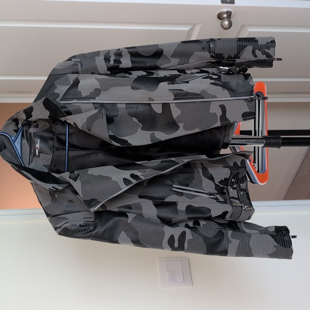 Women's Camouflage Faux Leather Jacket